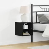  LED zidni noćni ormarić Zidne 2 pcs Crna 30 x 28,5 x 30 cm | shoptok.hr