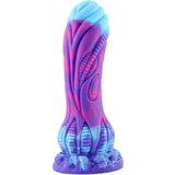 HiSmith WDD017-S Wildolo Silicone Dual Density Dildo 19cm Blue-Pink-Purple | shoptok.hr