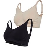 Carriwell nedrček beige/black za nosečnice in dojenje, vel. L, 2 kos CW308211 Slike