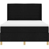 Box spring krevet s madracem Crna 140 x 190 cm tkanina | shoptok.hr