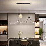 Toolight LED viseća lampa LHJ033-CP crna | shoptok.hr