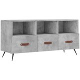 Maison Chic TV omarica - TV stojalo - Televizijska omarica betonsko siva 102x36x50 cm inženirski les, (21699781) Cene
