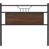  Uzglavlje smeđa boja hrasta 100 cm konstruirano drvo i čelik | shoptok.hr