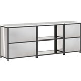  Kuhinjski set za pohranu 3 pcs Srebrna 240 x 50 x 92 cm | shoptok.hr