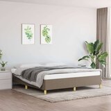  Za krevet s oprugama smeđesivi 160x200 cm od tkanine Cijene