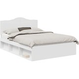  Krevetna konstrukcija Bijelo 150 x 200 cm Čvrsto borovo drvo | shoptok.hr