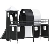  Okvir Krevet za Dječji Loft Crna 75 x 190 cm Metal | shoptok.hr