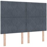  Uzglavlje Tamno siva 160 cm Baršun | shoptok.hr