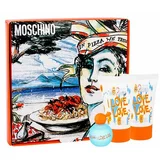 Moschino cheap and chic i love love darovni set toaletna voda 4,9 ml + losion za tijelo 25 ml + gel za tuširanje 25 ml za žene