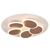  Bela/rjava LED stropna svetilka z daljinskim upravljalnikom/zatemnitvena Mandala – | Shoptok.si