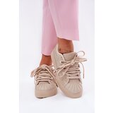 Boto Women's sneakers with decoration on platform beige Eanneth | Shoptok.si