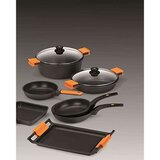 Tava za Wok BRA Sartén Efficient Crna Aluminij Ø 24 cm | shoptok.hr