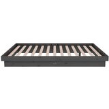  Okvir za krevet masivno drvo sivi 120 x 190 cm mali bračni | Eponuda.com