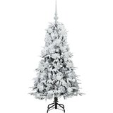 vidaXL Umjetno božićno drvce s nogom s stalakom Zelena 120 cm PE i PVC | shoptok.hr
