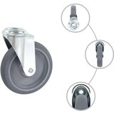  Gibljiva kolesa z luknjami za sornik 12 kosov 125 mm, (5000285854) | Shoptok.si