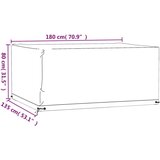  Prevleka za vrtno pohištvo 8 obročkov 180x135x80 cm pravokotna | Shoptok.si