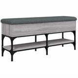  The Living Store Klop za čevlje siva sonoma 102x32x45 cm inženirski les - Klop Za Čevlje, (21444135) | Shoptok.si