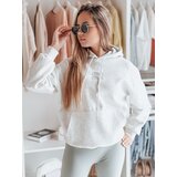 DStreet Bluza damska oversize z kapturem MINMIN LOVE szara | Shoptok.si