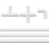PVC Cijev 12 pcs Bijelo 12,2 x 1,8 x 500 mm PP, PE | Eponuda.com