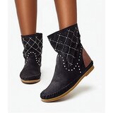 Resti Women's ankle boots with low wedge and studs Indian Style | ePonuda.com