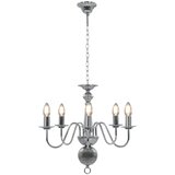  Luster srebrni 5 žarulja E14 | shoptok.hr