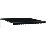  Skrovita tenda Crna 400 × 300 cm Poliester i čelik | shoptok.hr