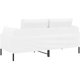 SOFA za dvije osobe Bijela 188 x 81 x 89 cm Tkanina | shoptok.hr