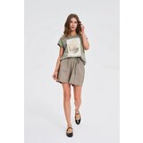 Marisse Loose Olive Shorts | Eponuda.ba