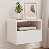  The Living Store Stenske TV omarice 2 kosa bele 40x30x30 cm inženirski les - TV Stenska Omarica, (21555384) Cene