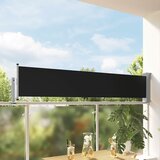  Uvlačiva bočna tenda za terasu 60 x 300 cm crna | shoptok.hr