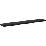 Police za knjige 4 pcs Crna 60 x 10 x 1,5 cm Konstruirano drvo | Eponuda.com