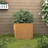 vidaXL Cvetlično korito 32x30x29 cm corten jeklo Cene