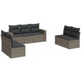  7-dijelni set vrtnih sofa sivi od poliratana | shoptok.hr