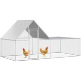  Kokošinjac od pocinčanog čelika 4 x 2 x 2 m | shoptok.hr