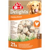  2 + 1 gratis! 3 x 8in1 pasji priboljški - Delights kosti za žvečenje piščanec: XS, 3 x 252 g (63 kosov) | shoptok.hr