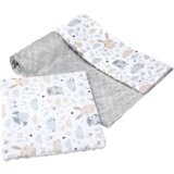 Medi Partners Quilt 75x100 + pillow 35x30 cotton + minky – Polana + gray Minky | ePonuda.com