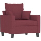  The Living Store Fotelj vinsko rdeč 60 cm blago - Fotelj, (21499521) | Shoptok.si