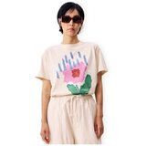Frnch Majice s kratkimi rokavi T-Shirt Pistia - Creme Bež | Shoptok.si