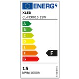 Xled CL-FCR015 15W nadgradna okrugla led lampa otporna na vlagu,4000K,Fi167 | ePonuda.com