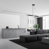  Luster na sajli BASTONE 2xE14/40W/230V crna/zlatna | Eponuda.com