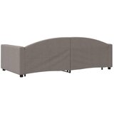  Dnevni krevet na razvlačenje smeđesivi 100 x 200 cm od tkanine | shoptok.hr