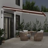 Tenda na automatsko uvlačenje s LED smeđa 400 x 350 cm | Eponuda.ba