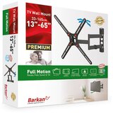 Barkan Zidni TV stalak, BM343, podesiv, 13"-65", crni | shoptok.hr