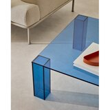 Kave Home Plavi stakleni stolić za kavu 85x85 cm Adularia – | shoptok.hr
