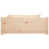  Pasja postelja 95,5x65,5x28 cm trdna borovina, (20799906) | Shoptok.si
