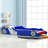 The Living Store Otroška postelja dirkalni avtomobil 90x200 cm modre barve - Otroška Postelja, (21577048) | Shoptok.si
