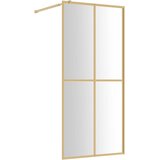  Stijenka za walk-in tuš sa staklom ESG zlatna 90 x 195 cm | shoptok.hr