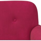  Ljubavni kauč s gumbima Vinska crvena 120 x 66 x 78 cm Baršun | Eponuda.com