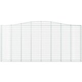  Lučne gabionske košare 3 kom 400x30x180/200cm pocinčano željezo | shoptok.hr