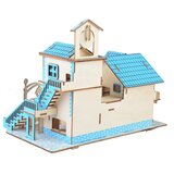  3d eko drvena puzzle - ŠARMANTNA VILA | ePonuda.com